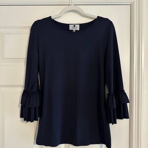 Dainty Jewells || Navy blue layering top